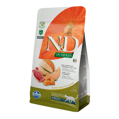 N&D CAT ADULTO PUMPKIN PATO, CALABAZA Y MELON