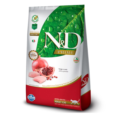N&D PRIME GATO ADULTO POLLO Y GRANADA1