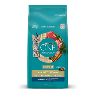 PURINA ONE CAT GATITO POLLO CARNE 2KG PURINA ONE CAT GATITO POLLO CARNE 2KG
