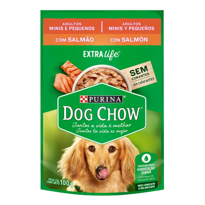 POUCH DOG CHOW ADULTO SB SALMON 100gr POUCH DOG CHOW ADULTO SB SALMON 100gr