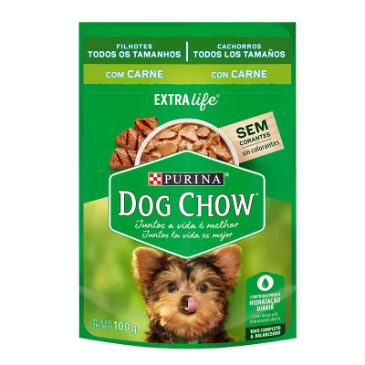 POUCH DOG CHOW CACH CARNE 100G