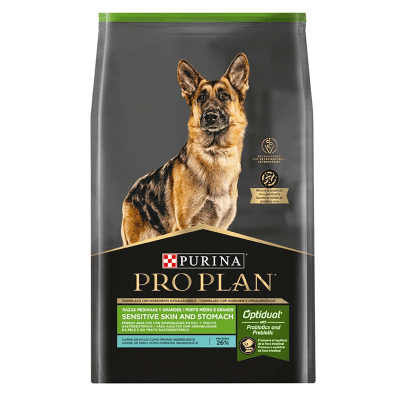 PRO PLAN DOG ADULTO MEDIANO Y GRANDE SENSITIVE SKIN AND STOMACH