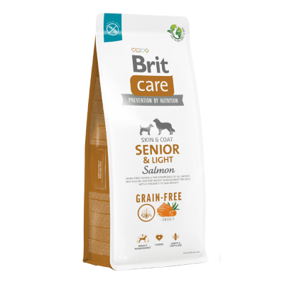 BRIT CARE DOG GRAIN FREE SENIOR LIGHT & SALMON