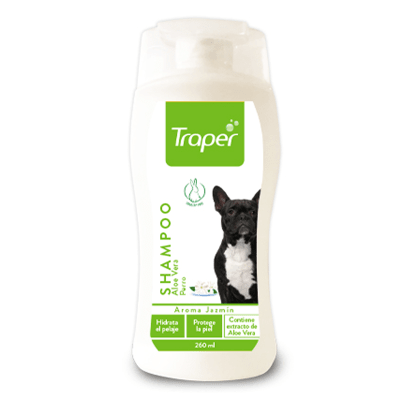 TRAPER SHAMPOO PERRO ALOE VERA 260ML TRAPER SHAMPOO PERRO ALOE VERA 260ML