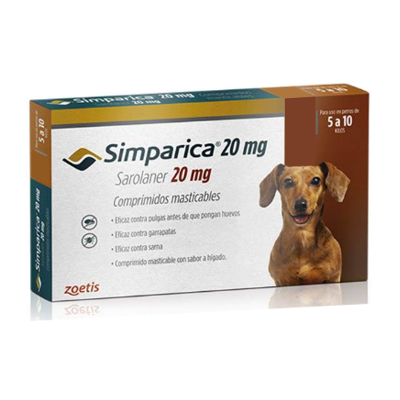 SIMPARICA 20MG 5-10KG 1COMPRIMIDO