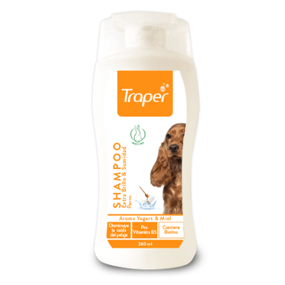 TRAPER SHAMPOO PERRO EXTRA BRILLO & SUAVIDAD 260ML