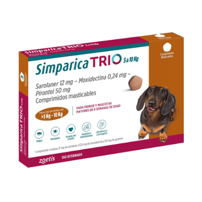 SIMPARICA TRIO 1 COMPRIMIDO