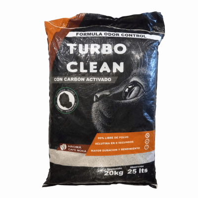 TURBO CLEAN AGLUTINANTE CARBON ACTIVADO 20KG