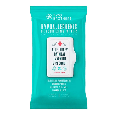 TWO BROTHERS TOALLITAS HUMEDAS HIPOALERGENICAS 40U