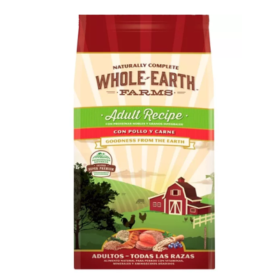WHOLE EARTH FARMS DOG ADULTO POLLO CARNE 7.5KG WHOLE EARTH FARMS DOG ADULTO POLLO CARNE 7.5KG