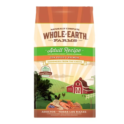WHOLE EARTH FARMS DOG ADULTO POLLO SALMON 7.5KG WHOLE EARTH FARMS DOG ADULTO POLLO SALMON 7.5KG