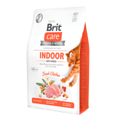 BRIT CARE CAT GRAIN FREE INDOOR ANTI-STRESS FRESH CHICKEN
