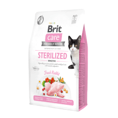 BRIT CARE CAT STERILIZED SENSITIVE - FRESH RABBIT