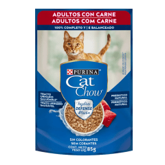 POUCH CAT CHOW CARNE 85gr