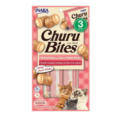 CHURU CAT BITES CHICKEN WRAPS ATUN SALMON 30G