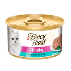 LATA FANCY FEAST CHUNKY TURKEY FEAST 85G