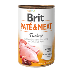 LATA BRIT CARE DOG PATE & MEAT TURKEY