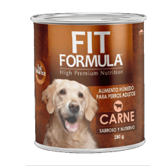 LATA FIT FORMULA PERRO ADULTO CARNE 280G
