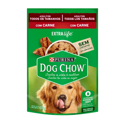 POUCH DOG CHOW ADULTO CARNE 100gr