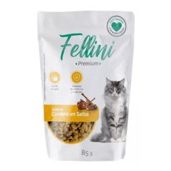 POUCH FELLINI CORDERO EN SALSA 85G