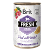 LATA BRIT FRESH DOG VEAL WITH MILLET 400G1