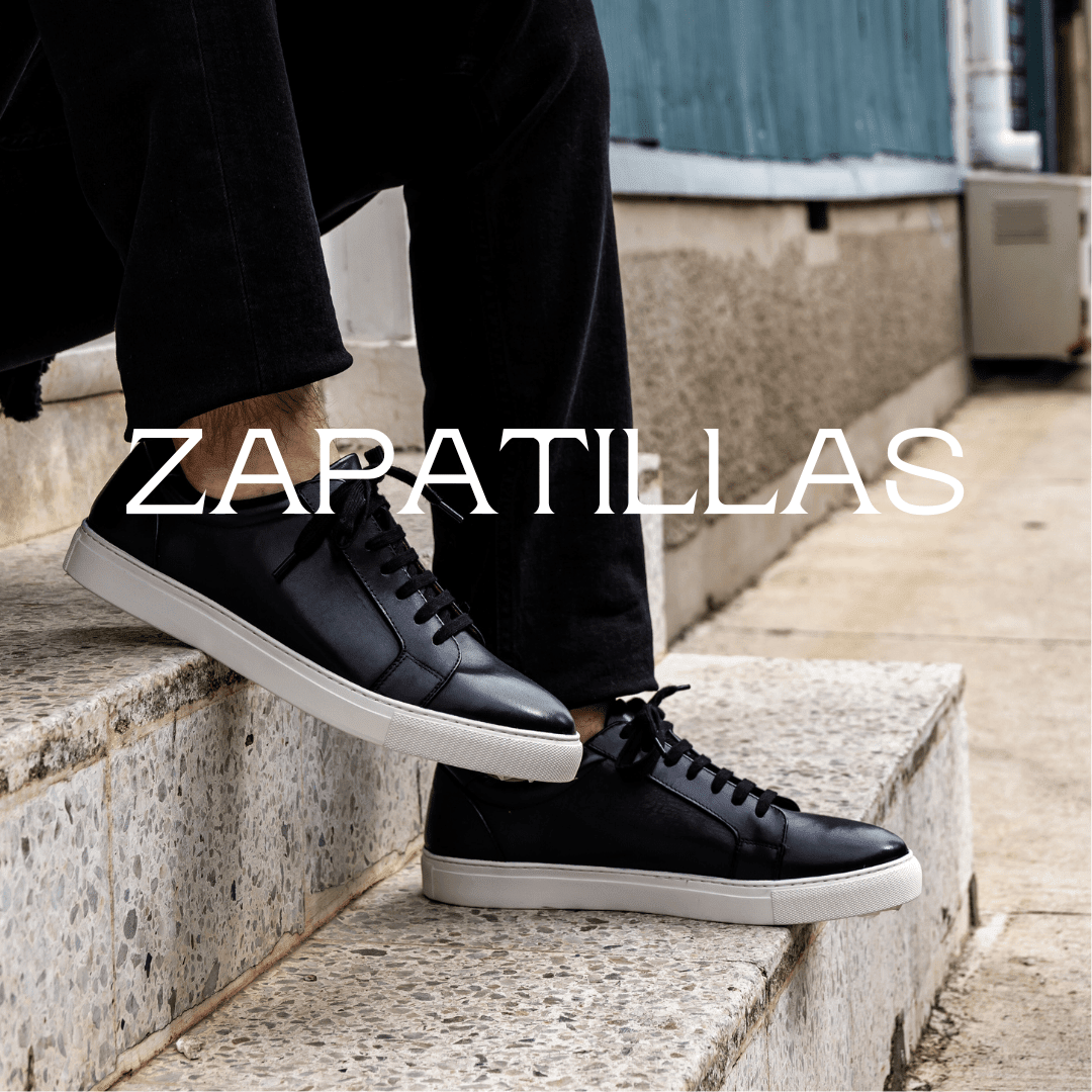 Zapatillas urbanas de cuero hombre