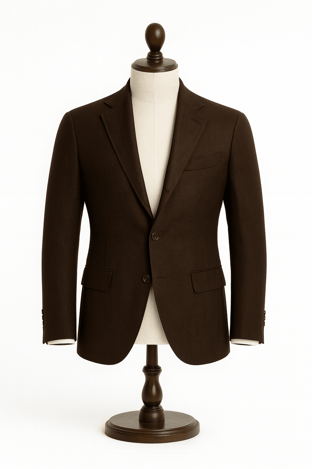 CHAQUETA LINO CAFÉ CHOCOLATE