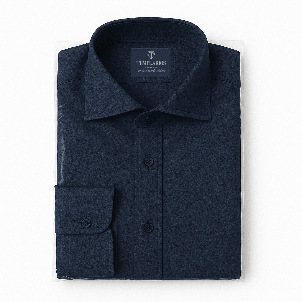 CAMISA AZUL ALGODÓN