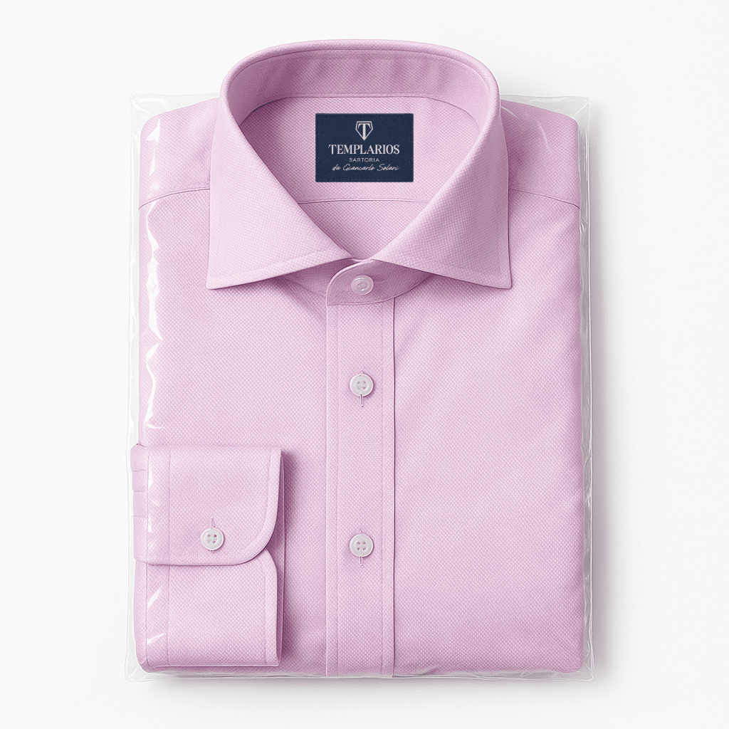 CAMISA LILA ALGODÓN