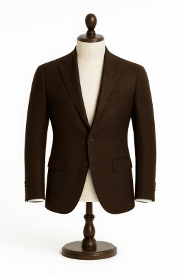 CHAQUETA LINO CAFÉ CHOCOLATE1