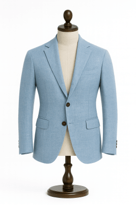 CHAQUETA LINO CELESTE1