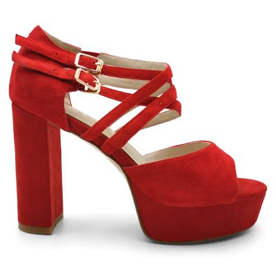 SANDALIA DIANA ROJO1