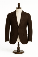 CHAQUETA LINO CAFÉ CHOCOLATE