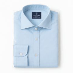 CAMISA CELESTE ALGODÓN