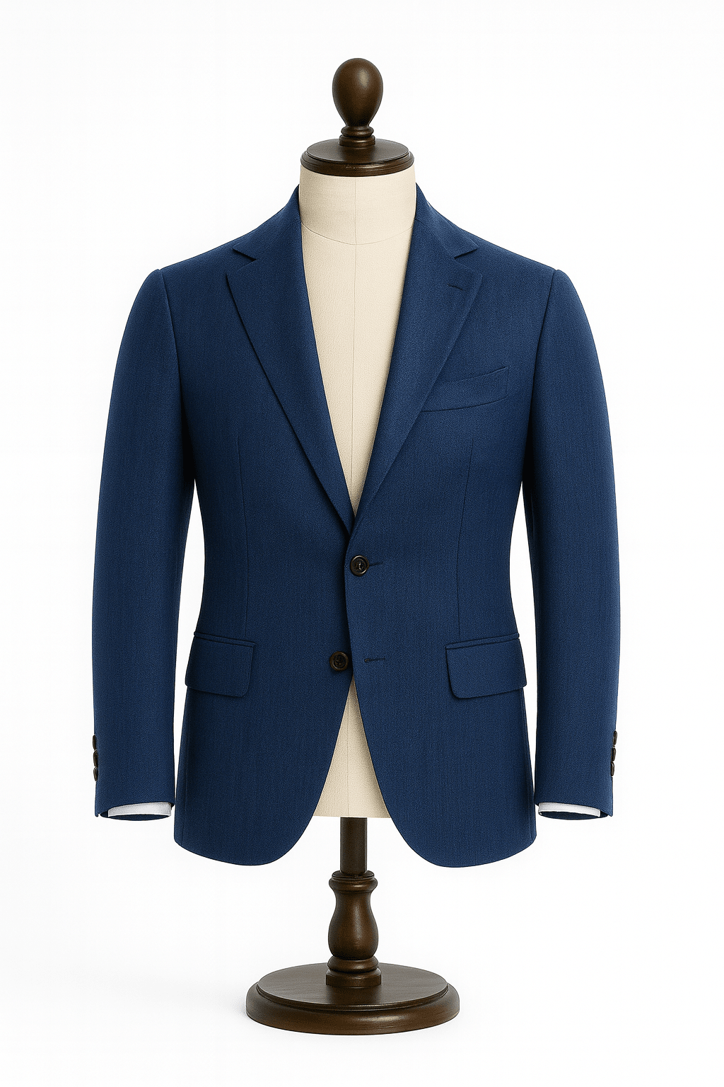 CHAQUETA LINO AZUL