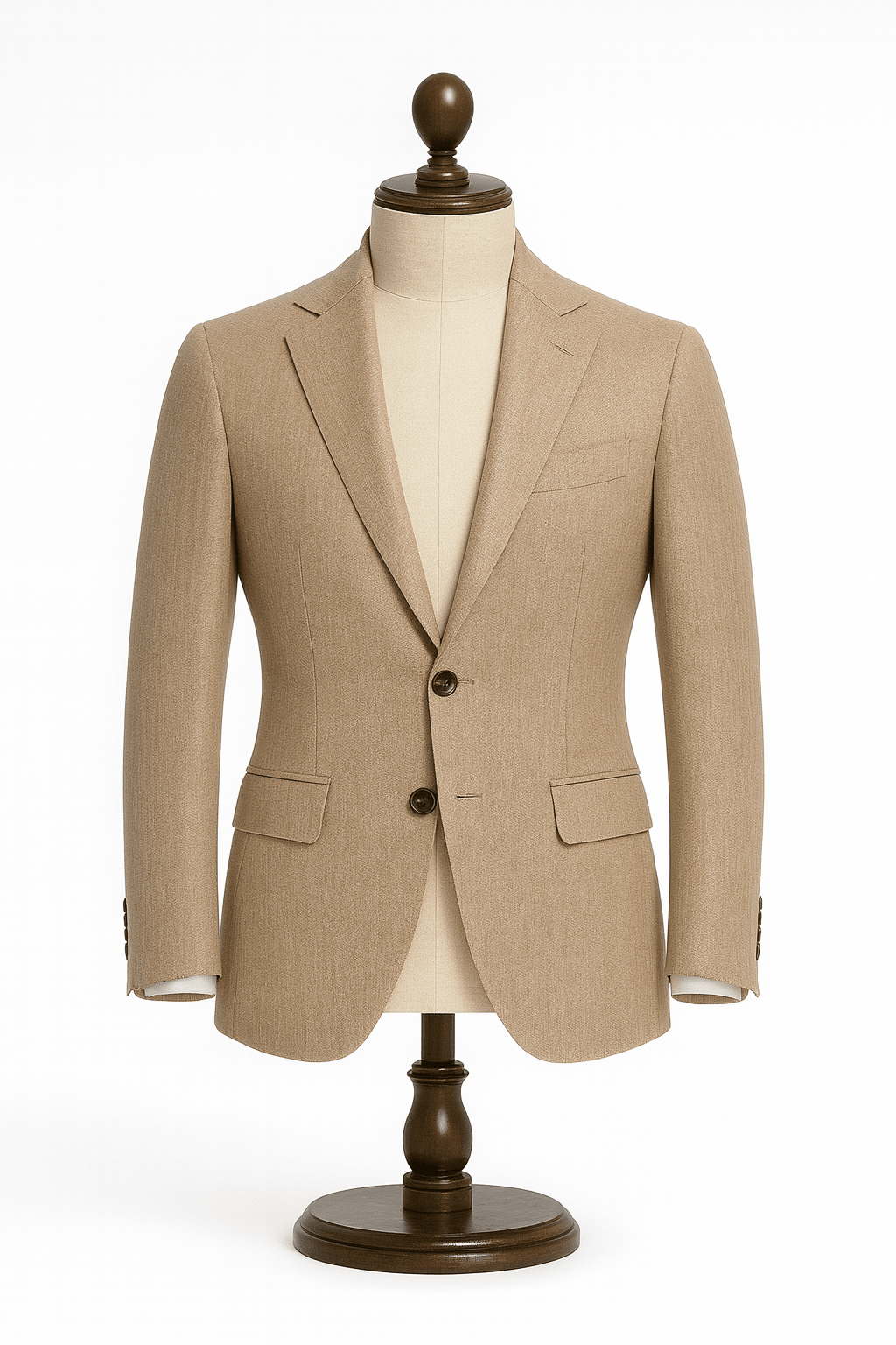 CHAQUETA LINO BEIGE