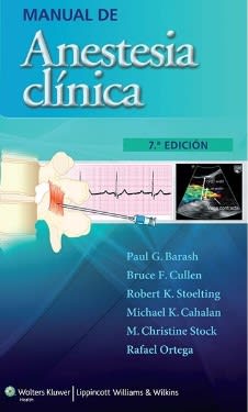Barash  Manual de anestesia clínica 7ªEd