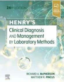 Henry's Clinical Diagnosis and Management by Laboratory Methods, 24th Edition1