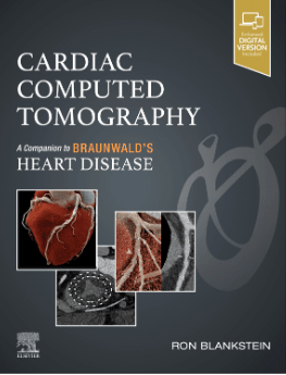 Cardiac Computed Tomography A Companion to Braunwald's Heart Disease - Ron Blankstein
