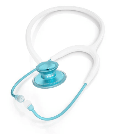 MDF Acoustica - Adult - White/Aqua2