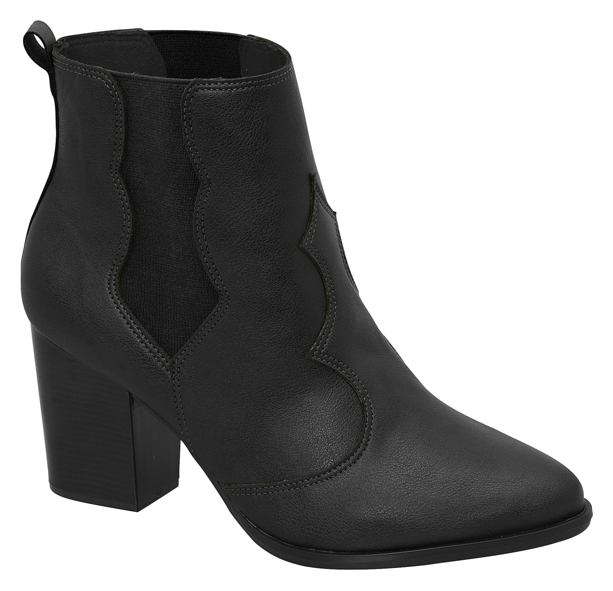 BOTIN VAQUERO DISEÑO NEGRO | Zapateria Cazenave