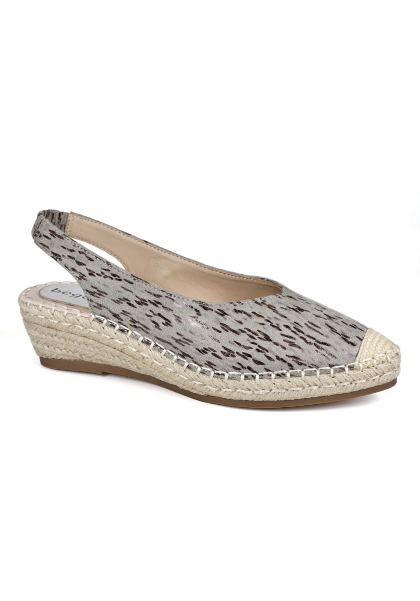 SANDALIA PLANA CERRADA YUTE GREY | Zapateria Cazenave