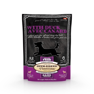 OVEN BAKED DOG TREAT DUCK 227 GR OVEN BAKED DOG TREAT DUCK 227 GR