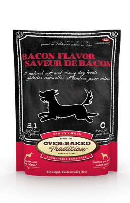 OVEN BAKED DOG TREAT BACON 227 GR OVEN BAKED DOG TREAT BACON 227 GR