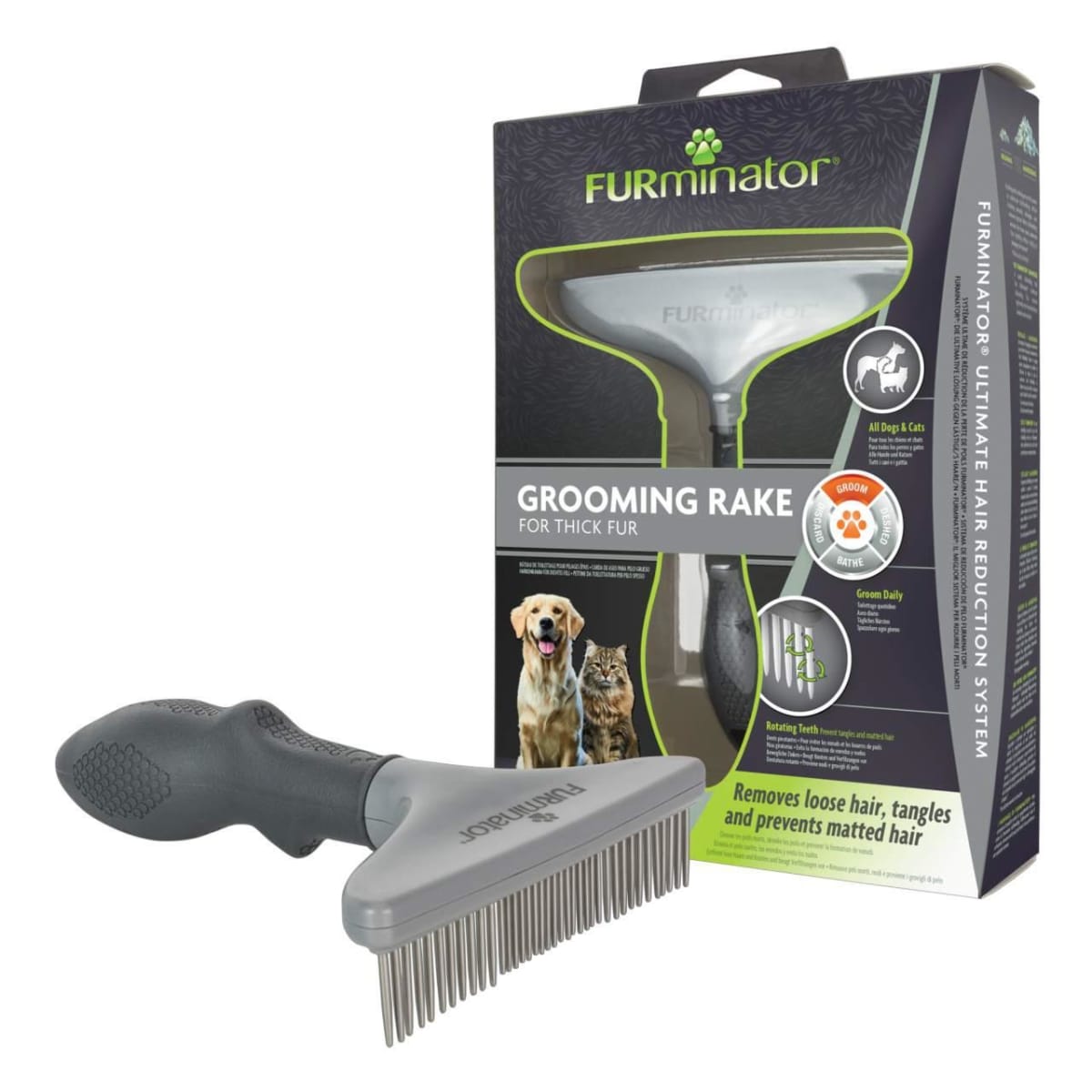 FURminator GROOMING RAKE FOR DOG/CAT GoPetChile