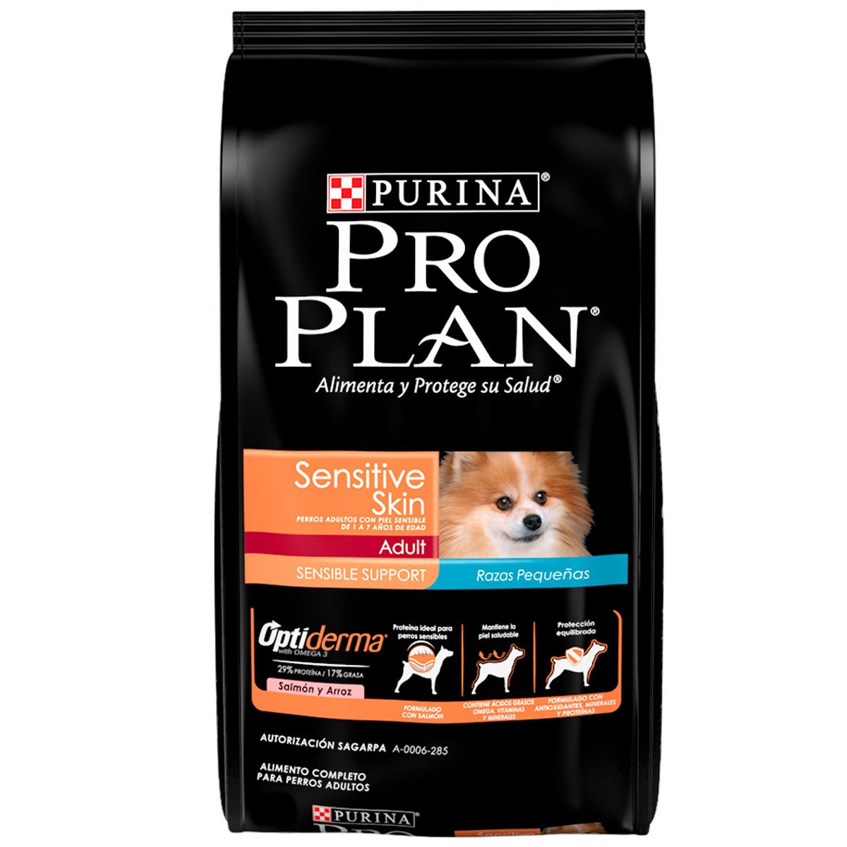 PRO PLAN DOG SENSITIVE SKIN RAZA PEQUEÑA GoPetChile