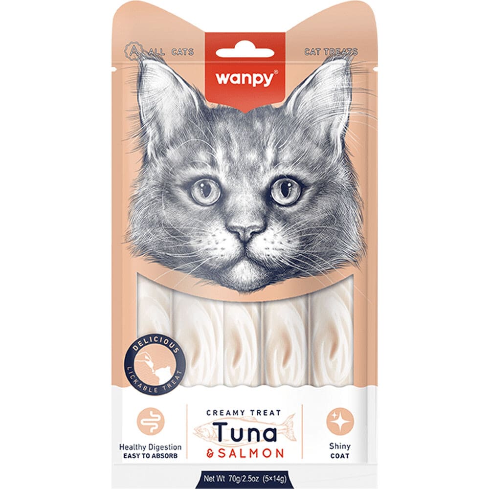 WANPY CREAMY TREAT TUNA & SALMON GoPetChile