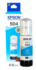 TINTA ORIGINAL EPSON T504 CYAN