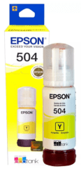 TINTA ORIGINAL EPSON T504 YELLOW