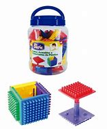 Cubos 72 pcs Plásticas Armables De Colores Dactic